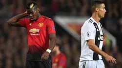 Paul Pogba y Cristiano Ronaldo, en un enfrentamiento.