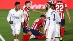 Casemiro se vistió de Sergio Ramos y con un cabezazo impecable puso el 1 a 0 en el derbi madrileño