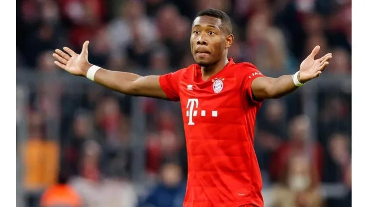 David Alaba durante un partido de Bayern Munich.