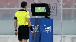 Foto del árbitro del duelo de ayer entre River y Nacional.