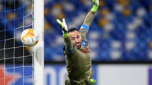 David Ospina, la gran figura del Napoli frente a la Real Sociedad en Europa League.