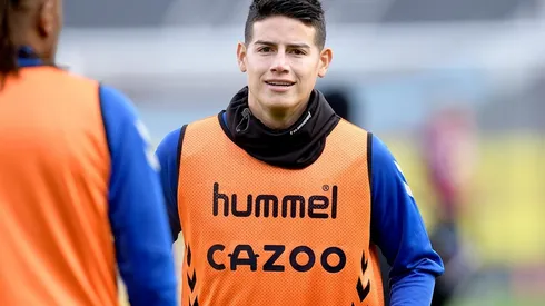 James Rodríguez será el gran ausente en el primer partido de la temporada del Everton en casa con público en Goodison Park.