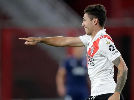Ni Gallardo lo tenía: penal para River y Montiel marcó el 1-0