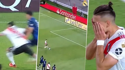 A River le dieron un penal increíble, pero Borré se la regaló a Rochet y todo sigue 0 a 0