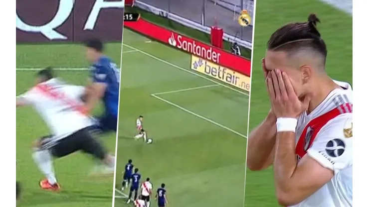 A River le dieron un penal increíble, pero Borré se la regaló a Rochet y todo sigue 0 a 0