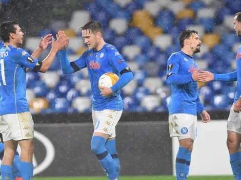 Real Sociedad se lo empató al Nápoli en la última del partido y clasificó a la próxima fase de la Europa League