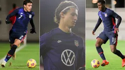 Gio Reyna, Brenden Aaronson y Yunus Musah