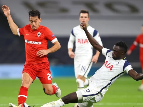 Cristian Benavente jugó de 9 en duelo ante Tottenham por la Europa League