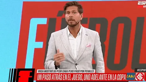 Vignolo sobre Boca ayer: "Parecía que la Bombonera le quedaba enorme"