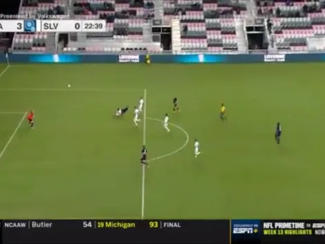 A lo Panenka, golazo de Sabastian Lletget frente a Salvador