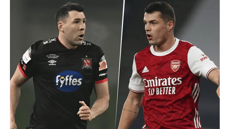Dundalk vs. Arsenal por la Europa League.