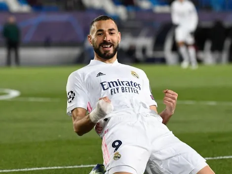 En la primera que tuvo: Benzema adelantó al Real Madrid a los 9 minutos