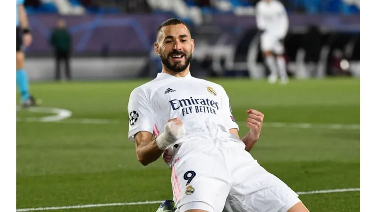 En la primera que tuvo: Benzema adelantó al Real Madrid a los 9 minutos