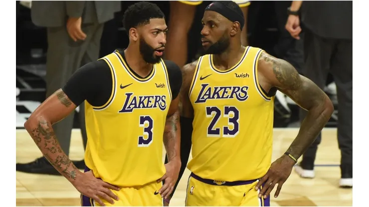 LeBron James y Anthony Davis, Los Angeles Lakers