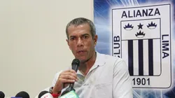 Wilmar Valencia dirigió a Alianza Lima la temporada 2013.