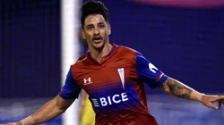 El festejo de gol de Fernando Zampedri.