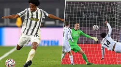 Asistencia de Juan Cuadrado ante el Barcelona. El gol lo anotó Weston McKennie.