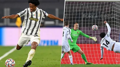 Asistencia de Juan Cuadrado ante el Barcelona. El gol lo anotó Weston McKennie.