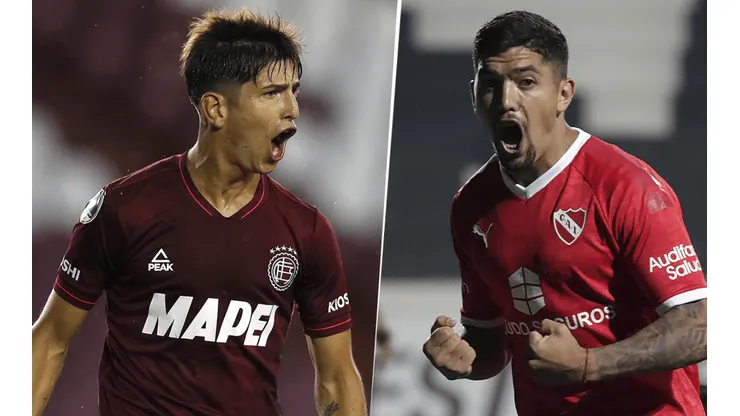 Lanús vs. Independiente por la Copa Sudamericana.