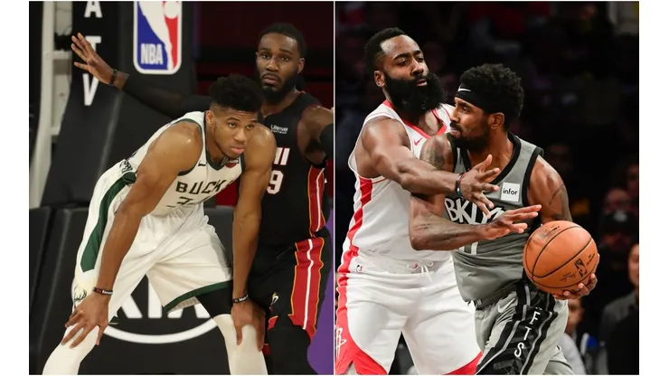 Giannis Antetokounmpo y James Harden