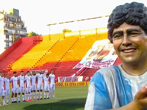 En su casa: el hermoso homenaje de Argentinos a Diego Maradona