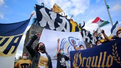 La porra de Pumas alentó de cerca a su equipo. Fuente: Jam Media