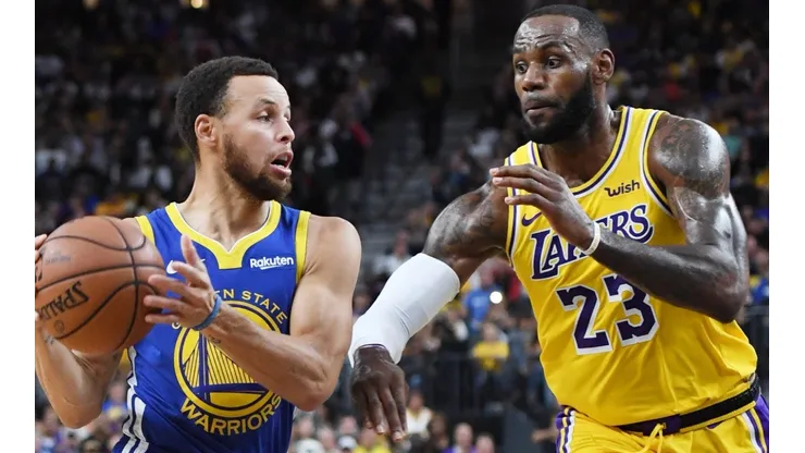 Stephen Curry y LeBron James