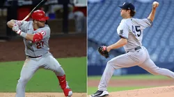 Mike Trout y Gerrit Cole