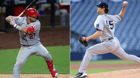 Mike Trout y Gerrit Cole