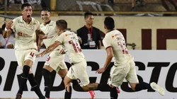 Alonso metió un gol en la Libertadores con Universitario.