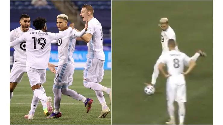 Bebelo Reynoso anotó un golazo en la MLS