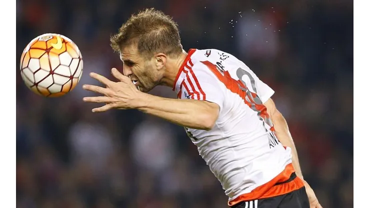 Iván Alonso durante su etapa en River Plate.