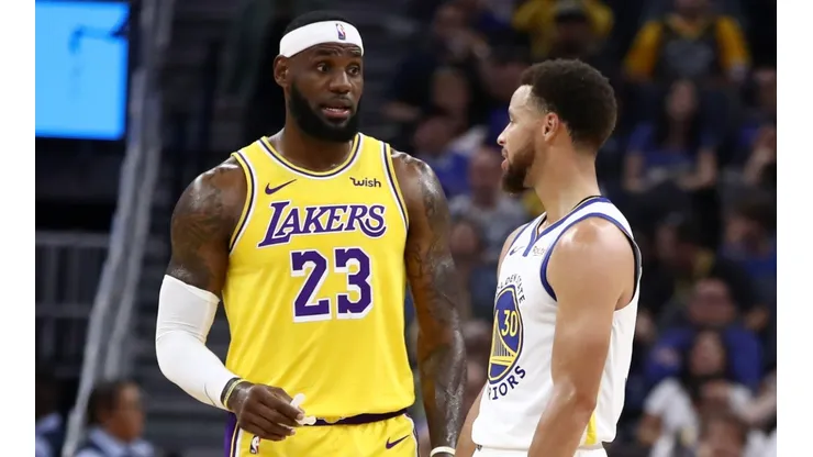 LeBron James y Stephen Curry