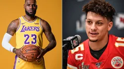 LeBron James y Patrick Mahomes