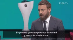 Hermosas palabras de De Rossi para Maradona.