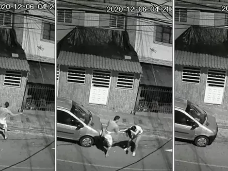 Indignación total: brutal golpiza a una mujer en Floridablanca, Santander