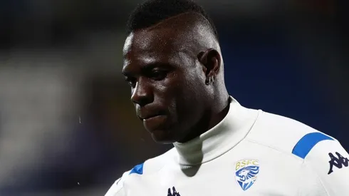 Mario Balotelli durante su paso por Brescia.