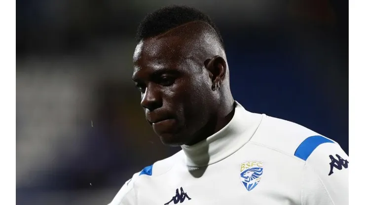 Mario Balotelli durante su paso por Brescia.