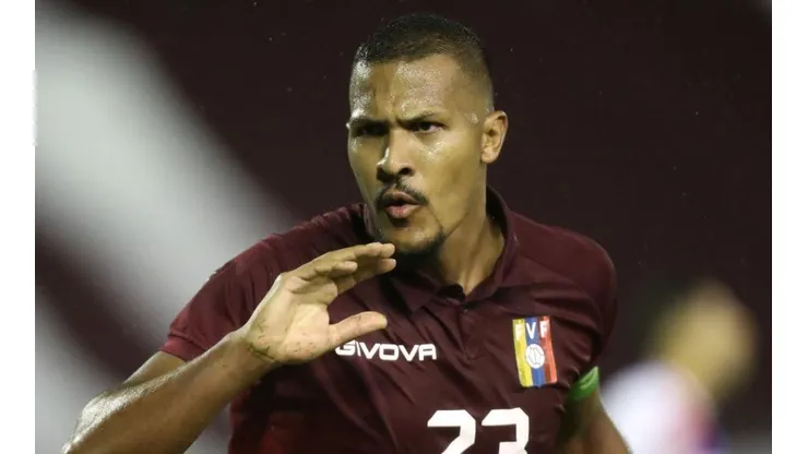 Salomón Rondón en el seleccionado venezolano.