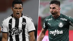 Libertad vs. Palmeiras por la Copa Libertadores.