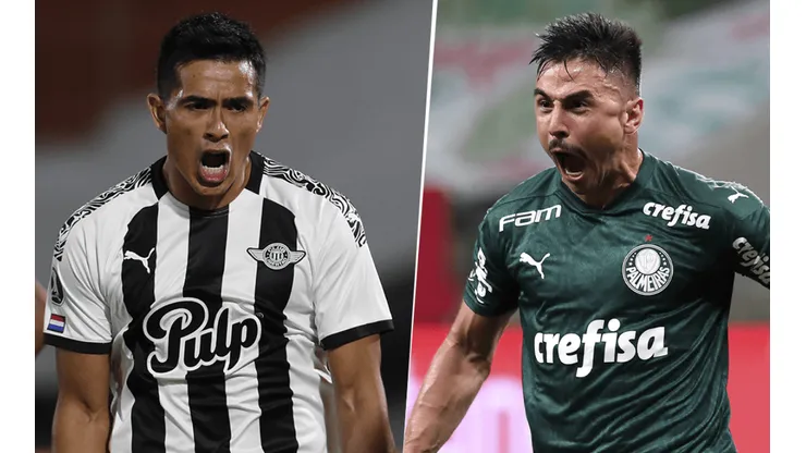 Libertad vs. Palmeiras por la Copa Libertadores.