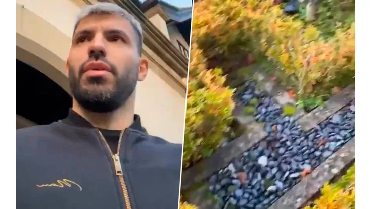 Video: el Kun Agüero tiró un joystick y salió a buscarlo al patio