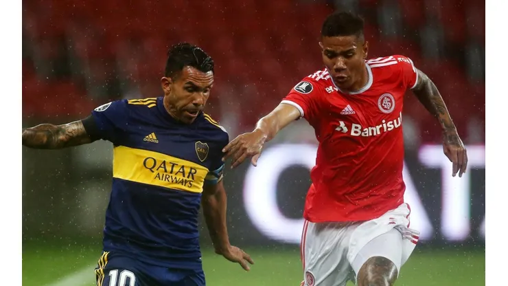 Boca vs. Internacional por la Copa Libertadores.