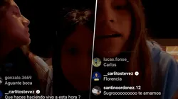 Es viral: Tevez se metió a un vivo de su hija y le dijo que se vaya a dormir