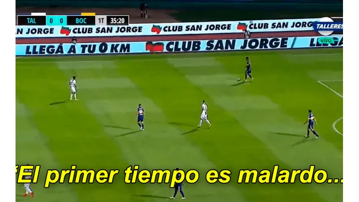 Ido: Giralt tiró un "malardo" en medio del partido entre Talleres y Boca