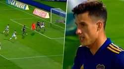 Está peleado con el gol: Capaldo le erró al arco y no pudo poner el 1 a 0 para Boca