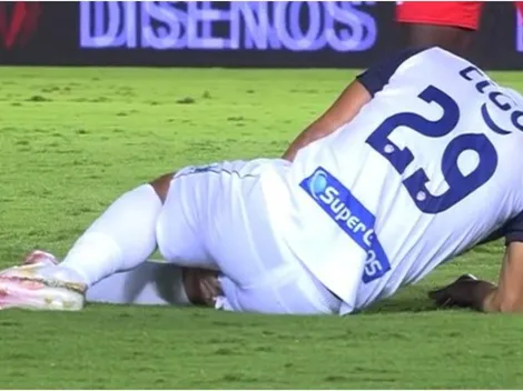 Se encienden las alarmas en el Junior, Teo salió del partido en camilla