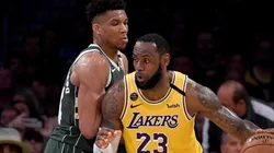 Giannis Antetokounmpo y LeBron James