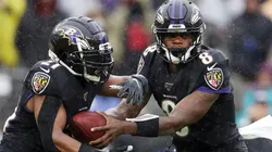 Lamar Jakcson y Mark Ingram (Foto: Getty)