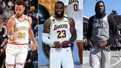 Stephen Curry, LeBron James y Kevin Durant